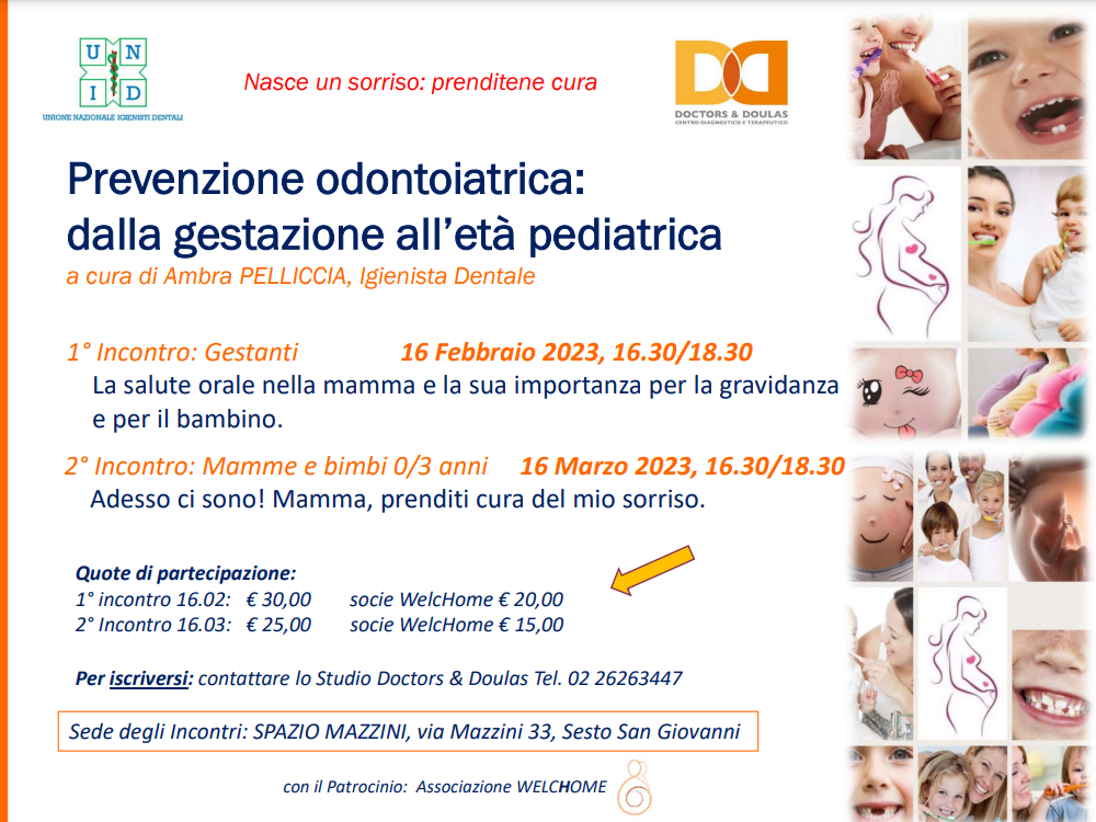 Prevenzione odontoiatrica: dalla gestazione all’età pediatrica